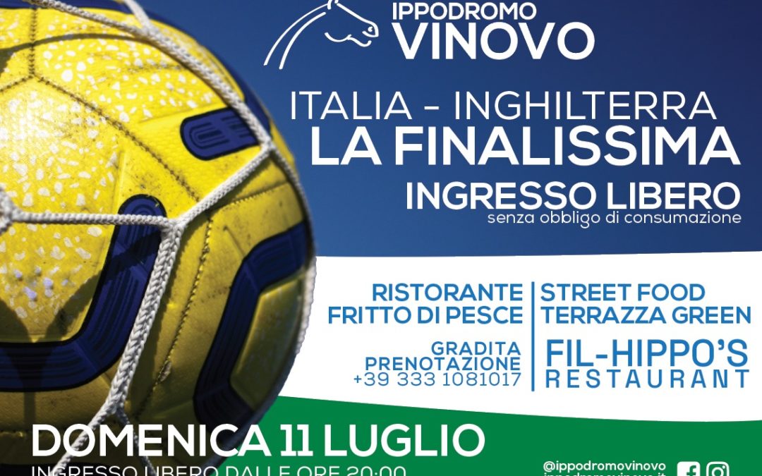 IPPODROMO DI VINOVO: 11 LUGLIO TUTTI INSIEME PER GLI AZZURRI