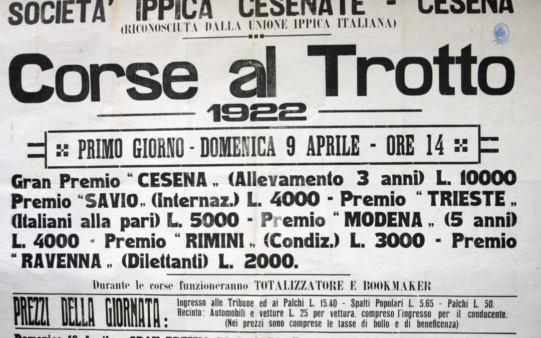 Ippodromo cesena trotto: cento anni di storia