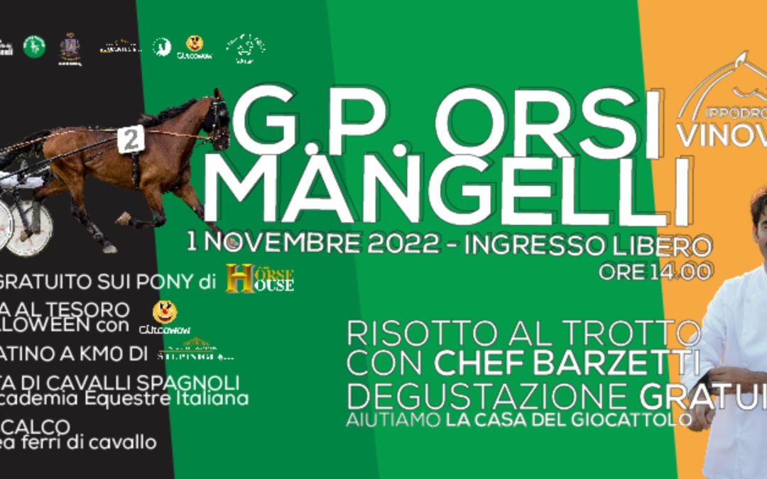 1° NOVEMBRE IN PISTA E FUORI: GP ORSI MANGELLI 2022