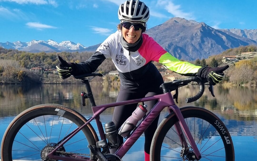 Paola Gianotti pedala da Helsinki a Parigi