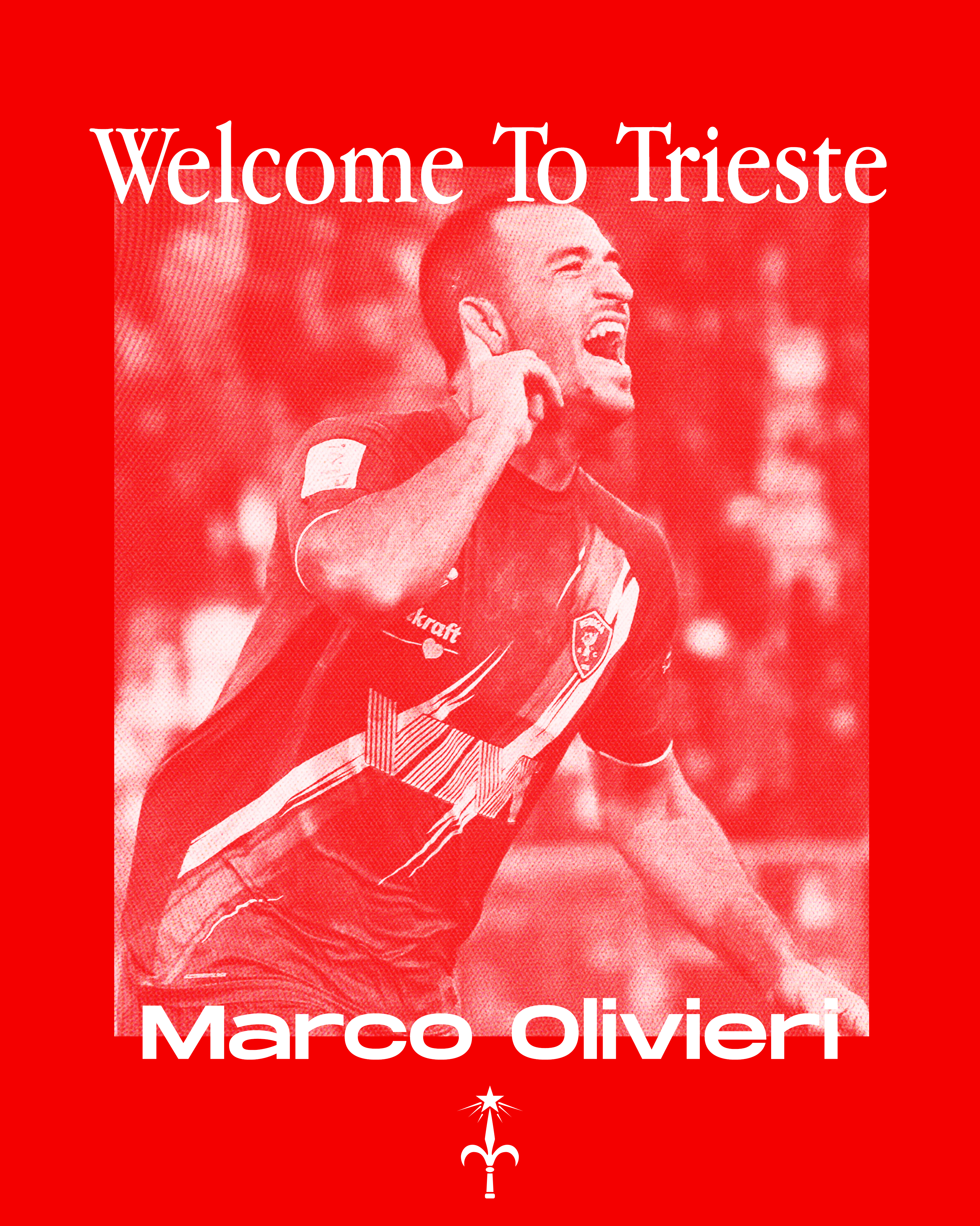 L’attaccante Marco Olivieri firma con la Triestina