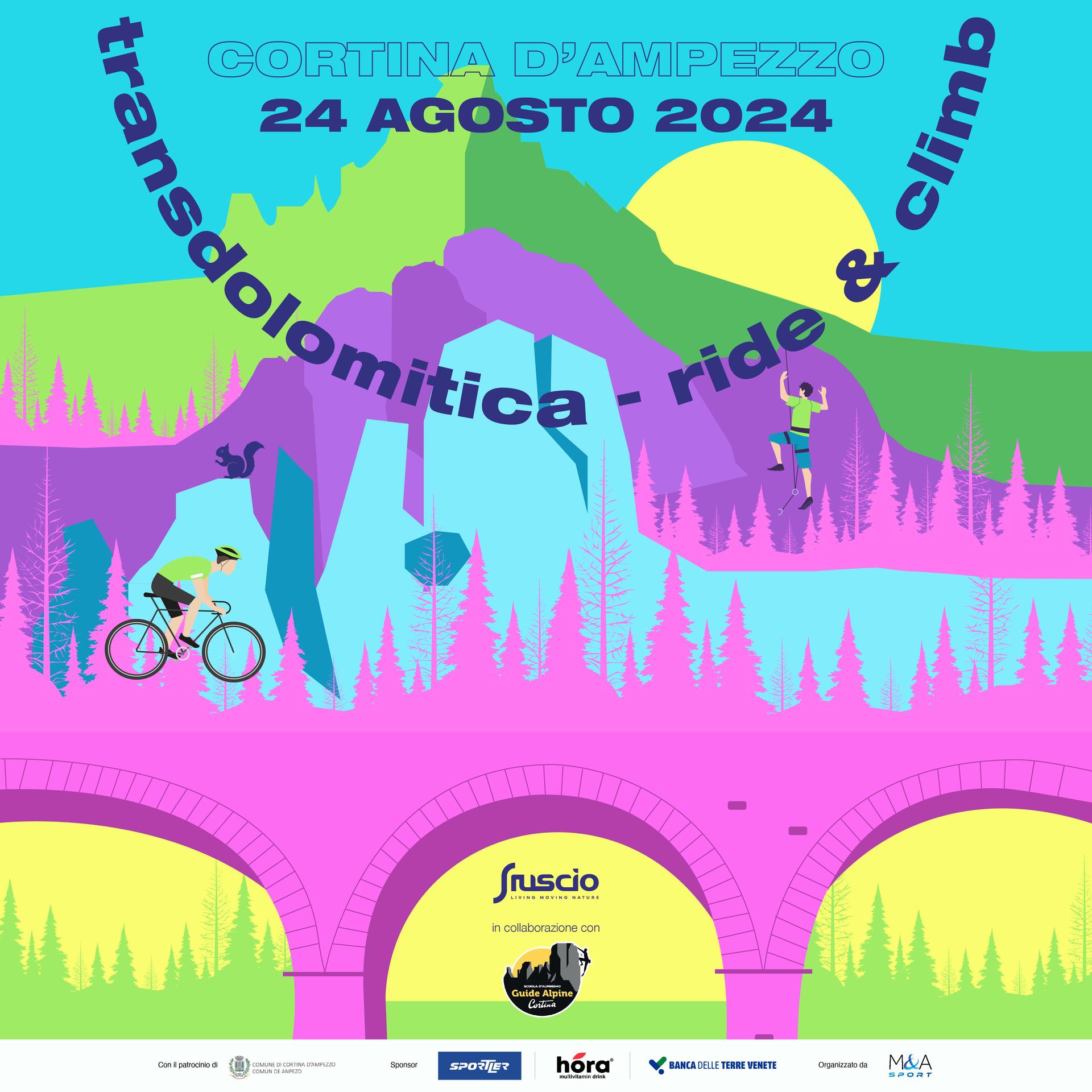 PRIMA EDIZIONE DI “FRUSCIO TRANSDOLOMITICA – RIDE&CLIMB”