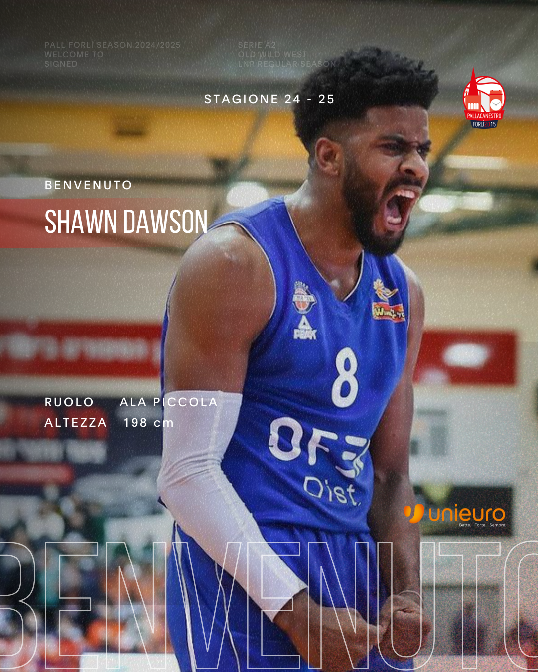 Dawson è della Pallacanestro Forlì 2.015