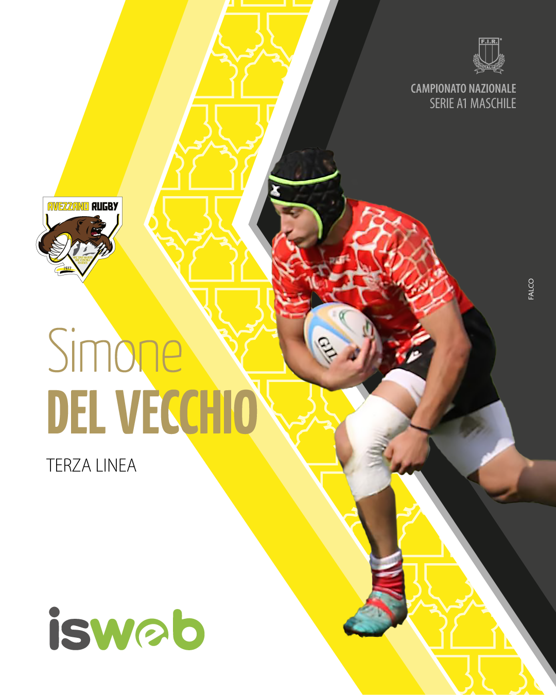 Isweb Avezzano Rugby: arriva il giovanissimo Simone Del Vecchio