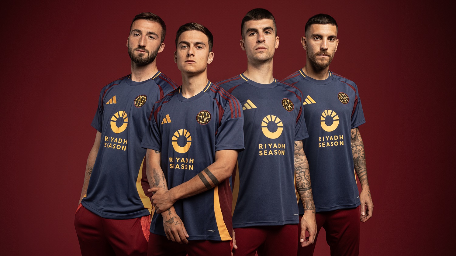 ADIDAS E AS ROMA PRESENTANO IL KIT THIRD 2024/25