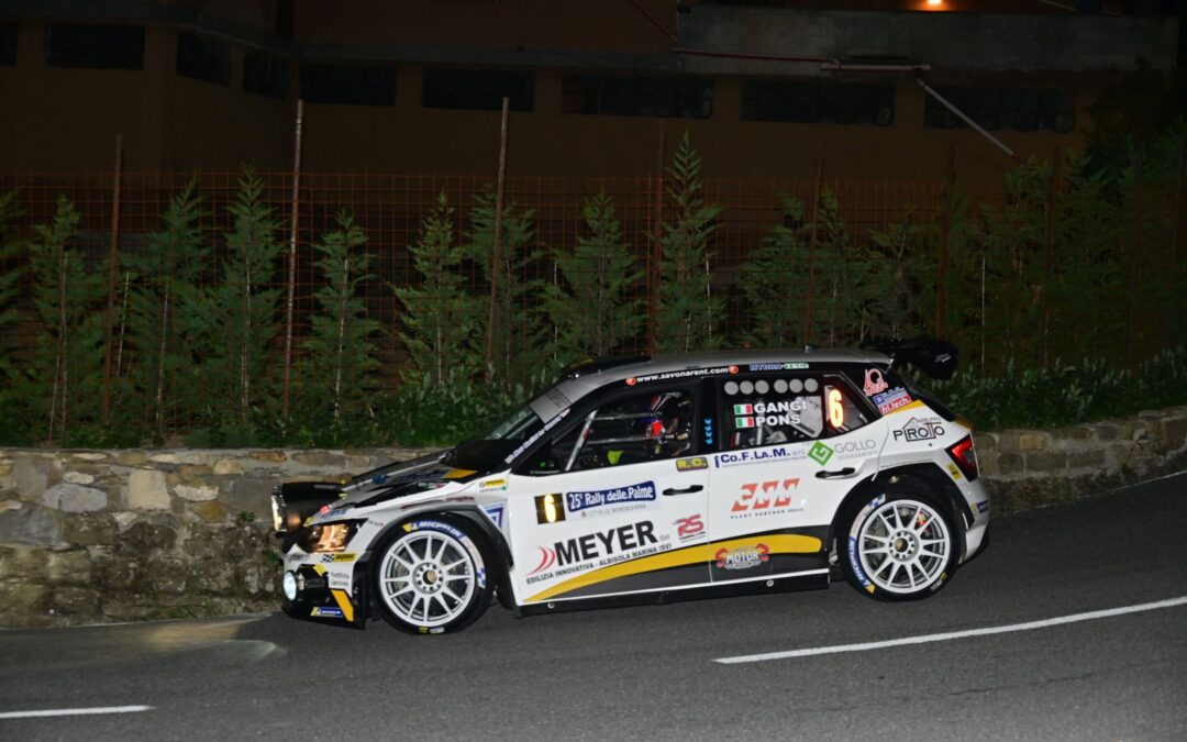 Gangi lampo nella notte al 25° Rally delle Palme