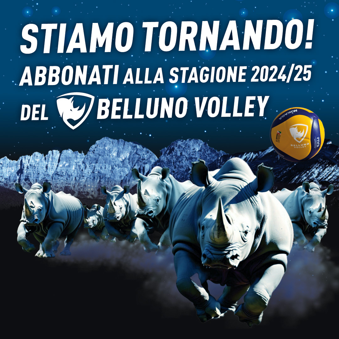 Parte la campagna abbonamenti del Belluno Volley