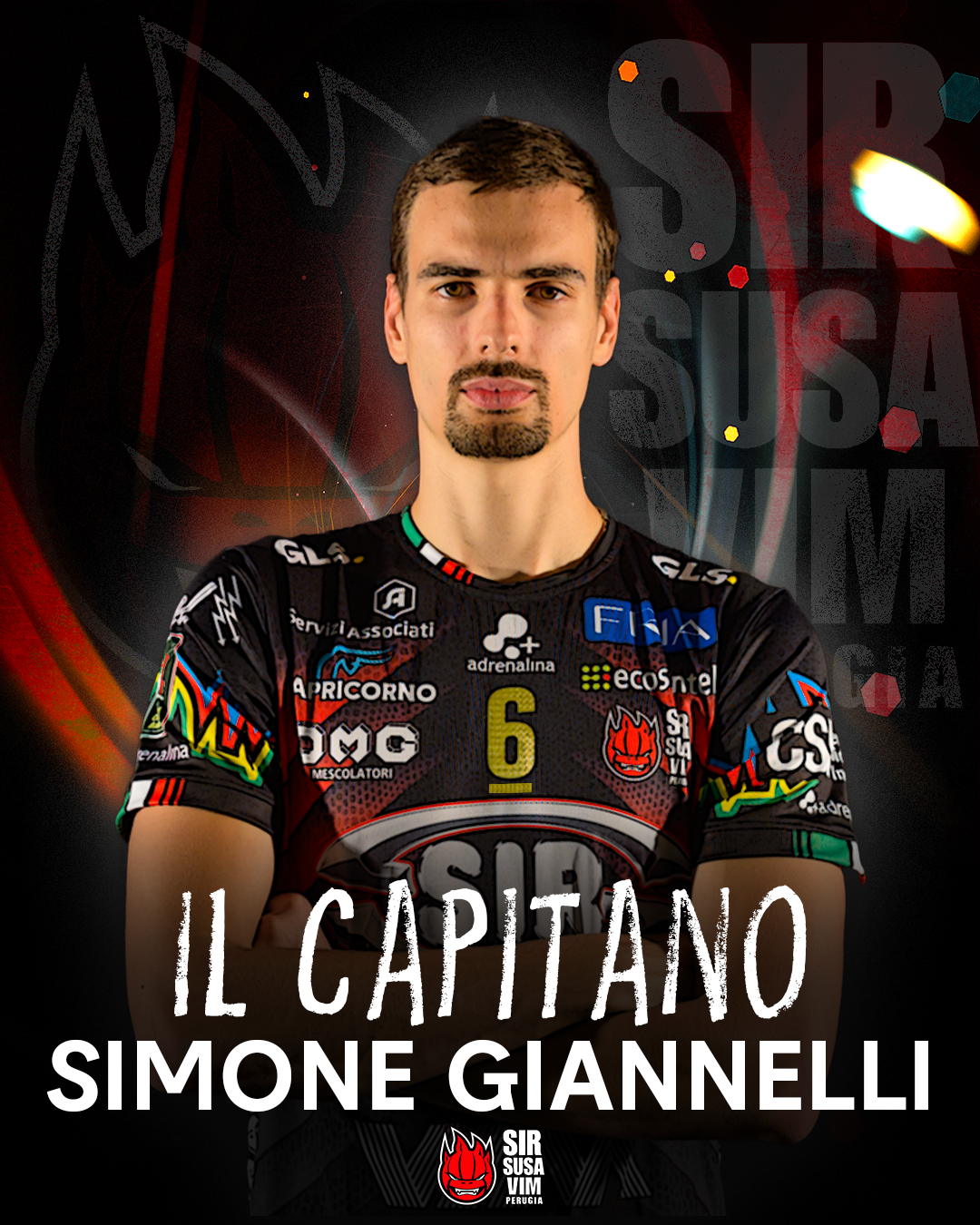 SIMONE GIANNELLI E’ IL NUOVO CAPITANO DEI BLOCK DEVILS