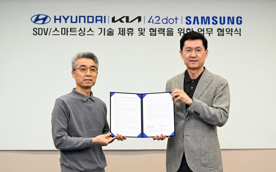 Hyundai, Kia e Samsung Electronics uniscono le forze