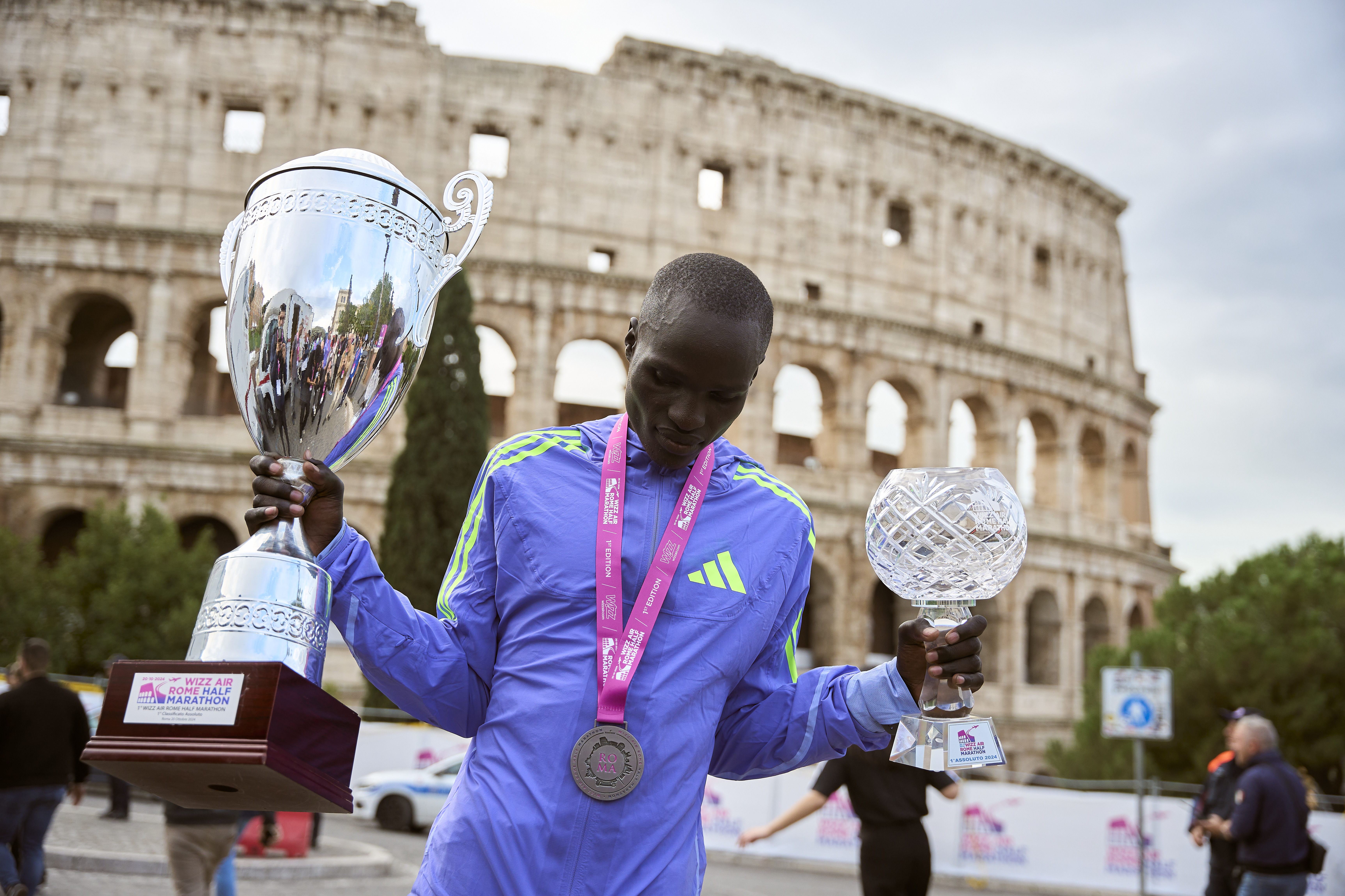 GLI ATLETI ADIDAS conquistano il podio della WIZZ AIR ROME HALF MARATHON