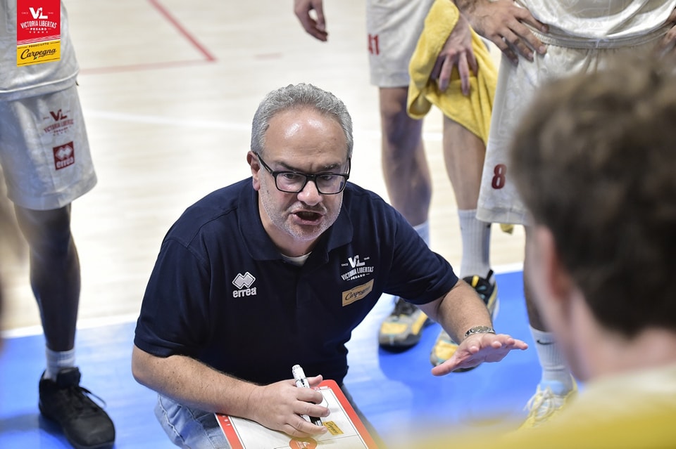 Carpegna Prosciutto Basket Pesaro ringrazia e saluta Coach Stefano ‘Pino’ Sacripanti