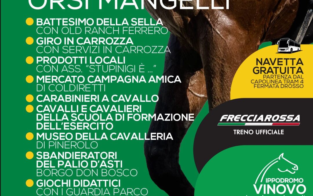 IPPODROMO DI VINOVO: PRESENTATO IL GRAN PREMIO ORSI MANGELLI