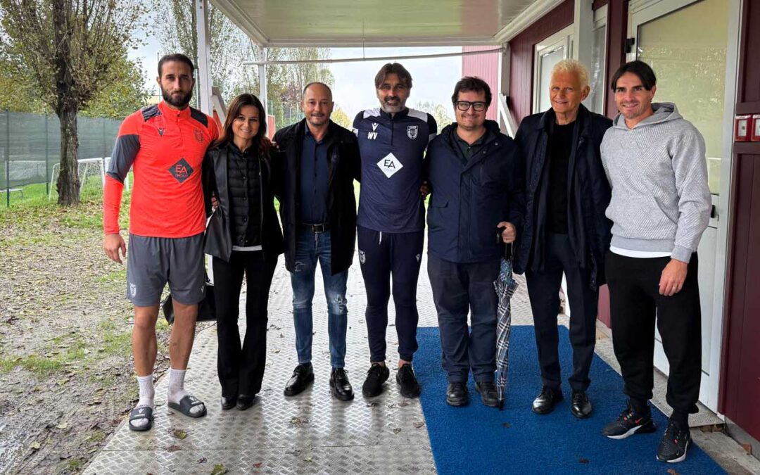 AC Reggiana: Bondavalli e de Franco in visita al “Villa Granata” training centre