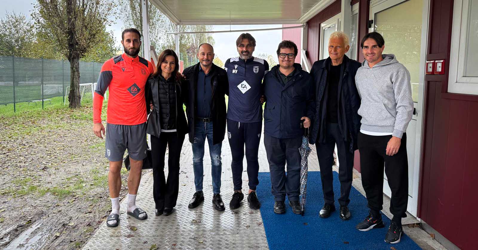 AC Reggiana: Bondavalli e de Franco in visita al “Villa Granata” training centre