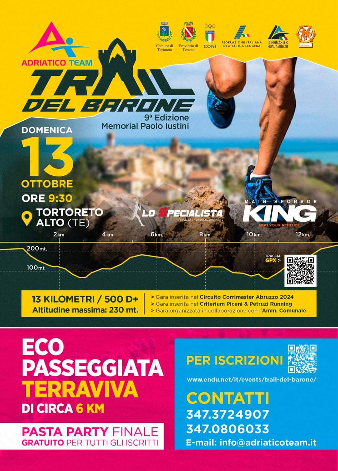 A Tortoreto il Trail del Barone