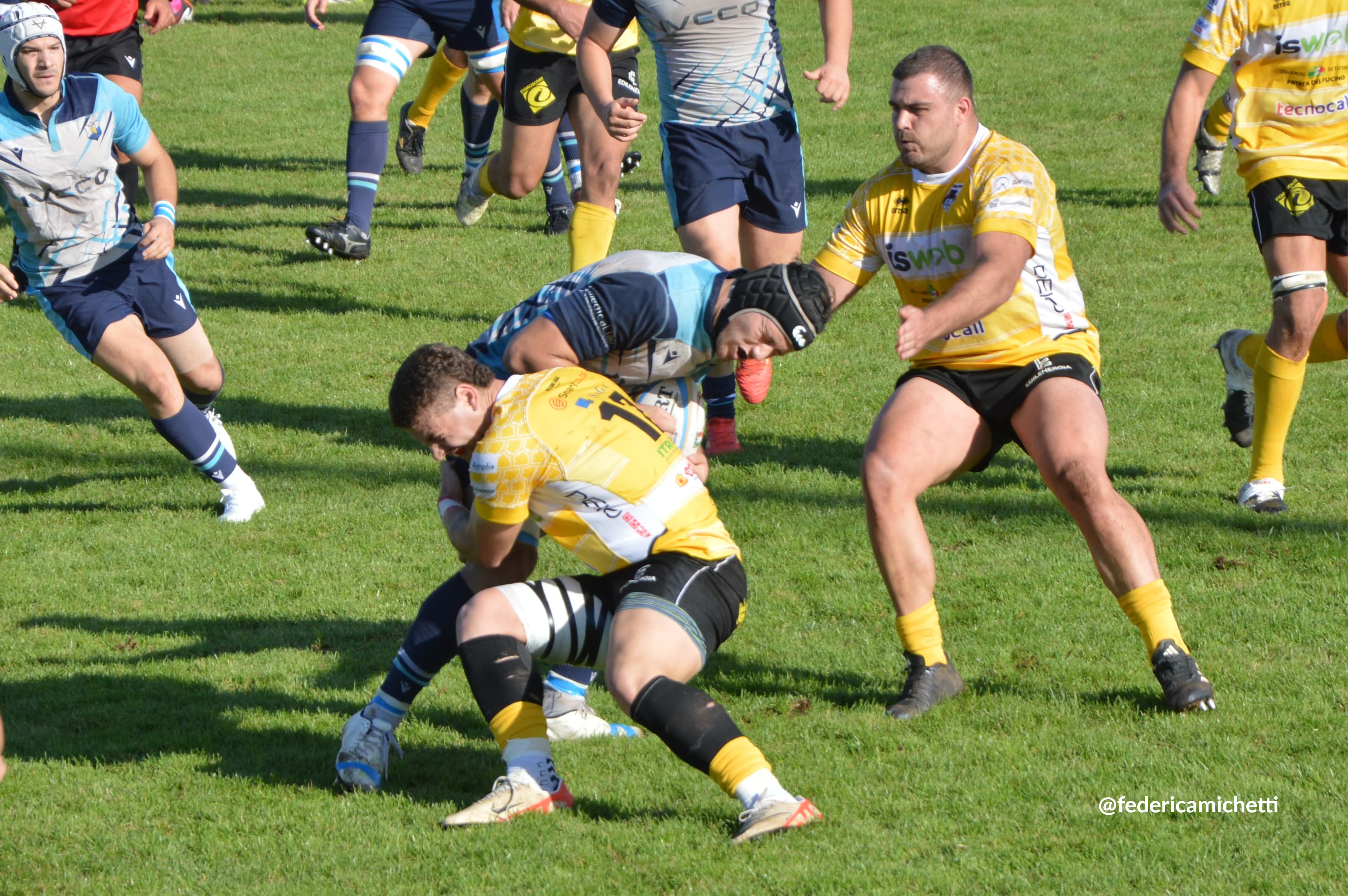 L’Isweb Avezzano Rugby sfiora la vittoria