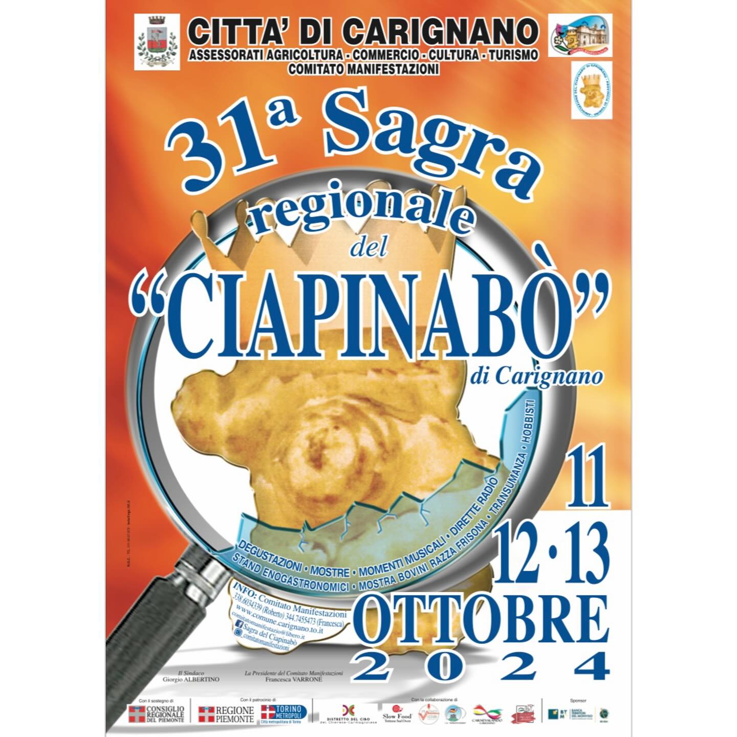 CARIGNANO CELEBRA IL CIAPINABÒ