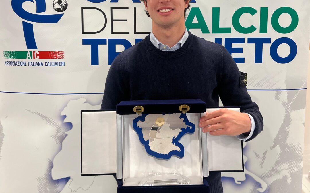 Ruggero Frosinini premiato al Galà del Calcio Triveneto