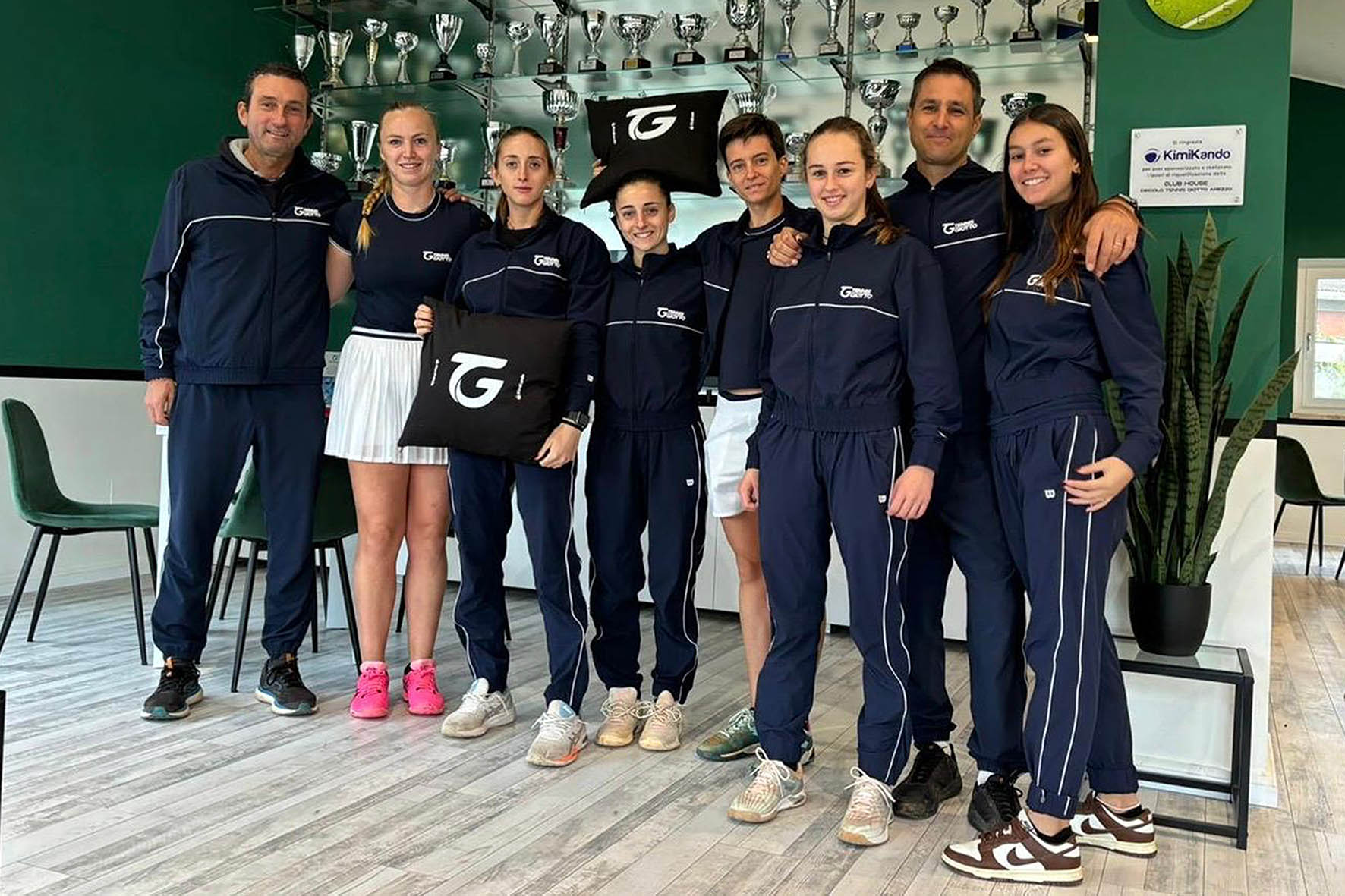 Tennis Giotto sarà anche nel 2025 in serie A2 maschile e femminile