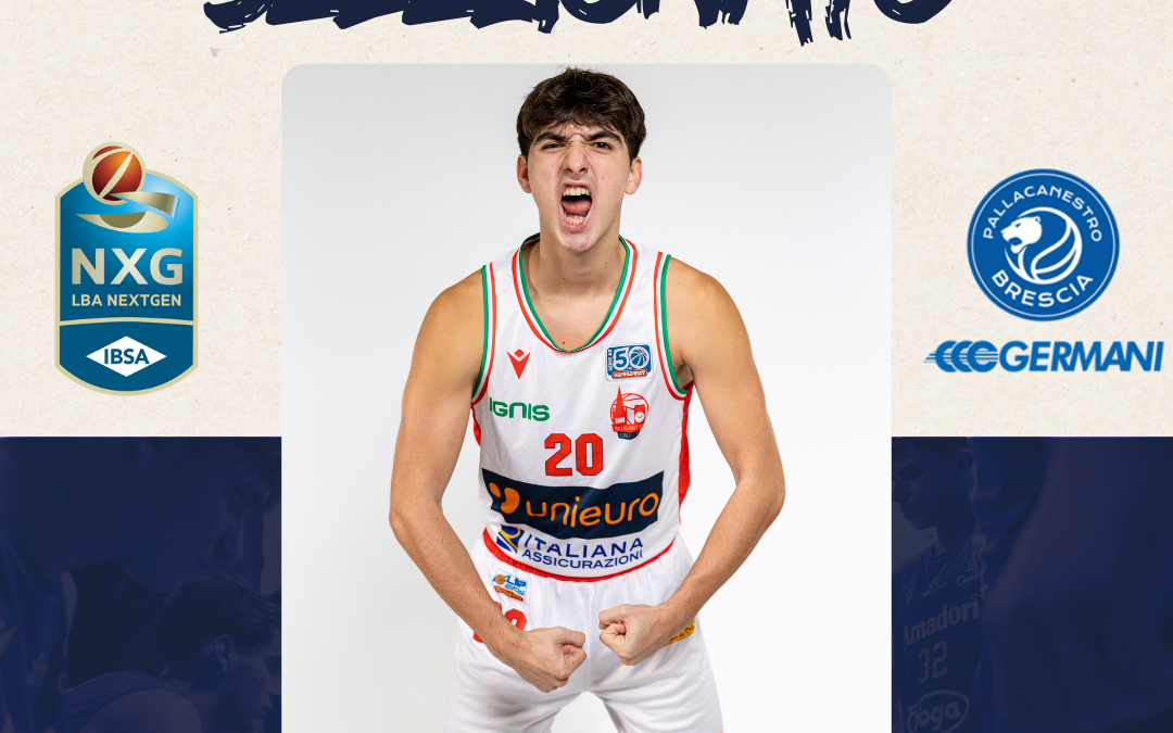 Tommaso Pinza alla IBSA NextGen Cup con la Pollini Brescia