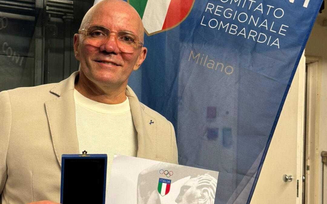 Angelo Valente premiato dal Coni