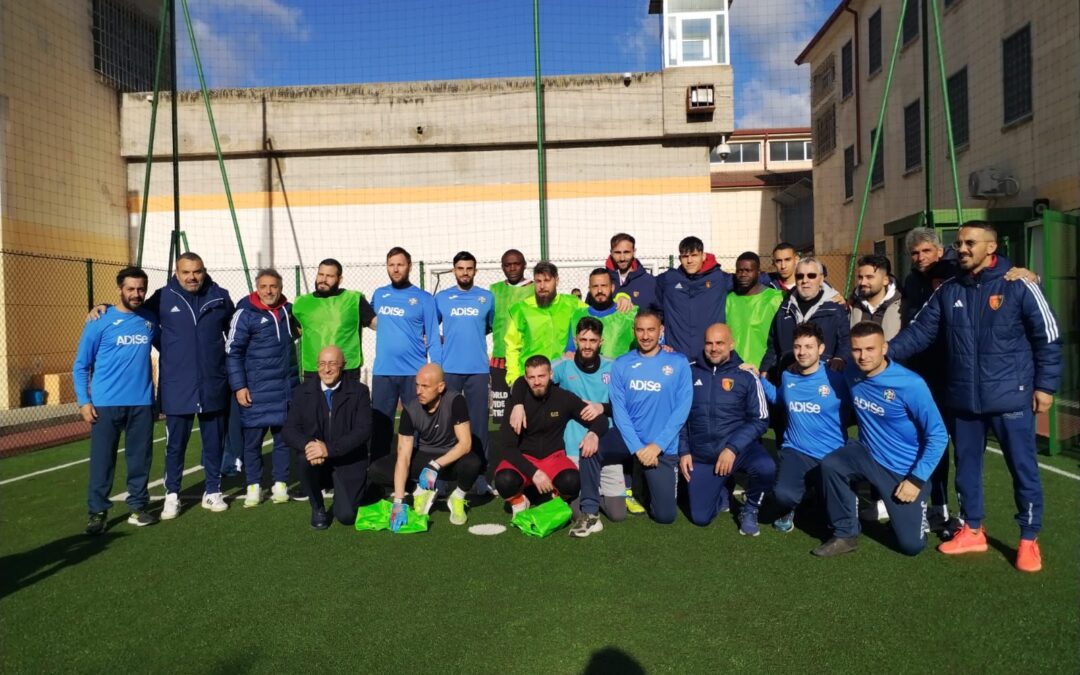 Delegazione del Potenza Calcio in visita alla Casa Circondariale