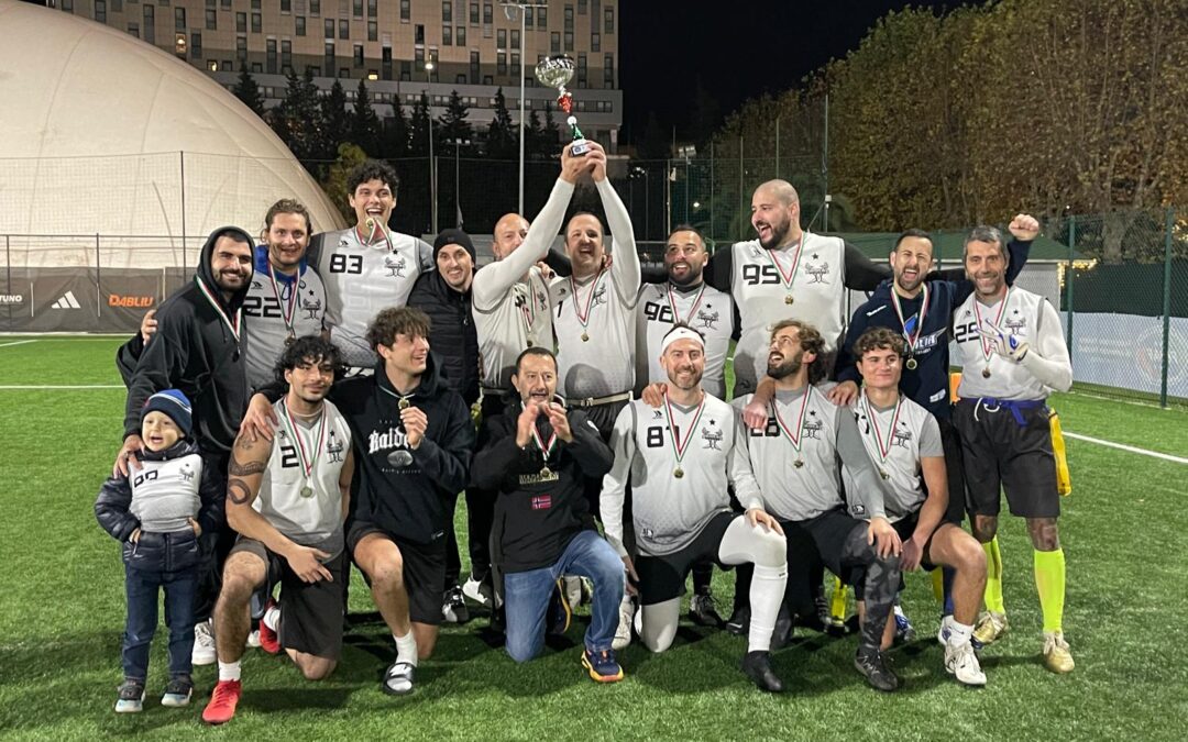 AI RAIDERS ROMA LA COPPA ITALIA DEL FLAG