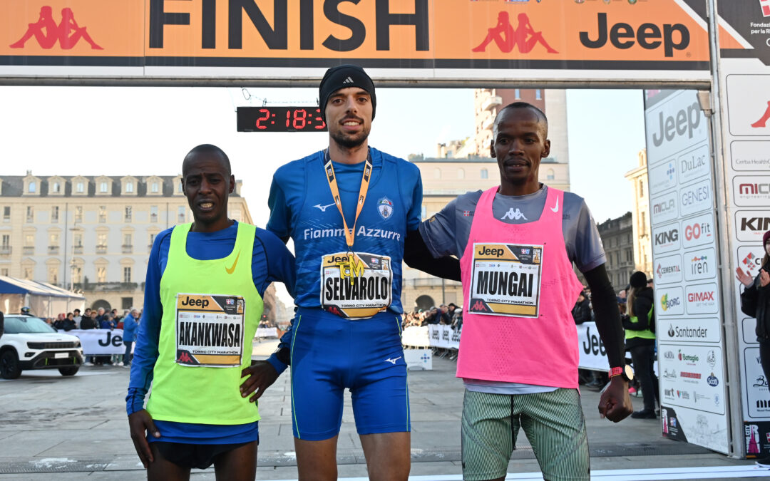 Torino City Marathon: vince l’azzurro Selvarolo